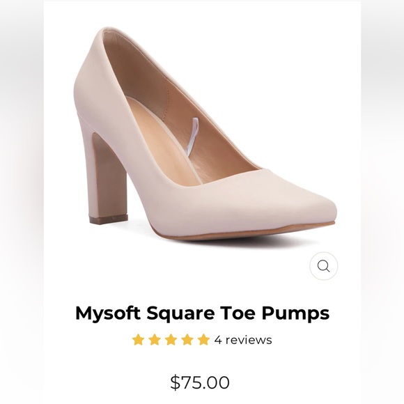 Mysoft Square Toe Pumps - Picture 6 of 6